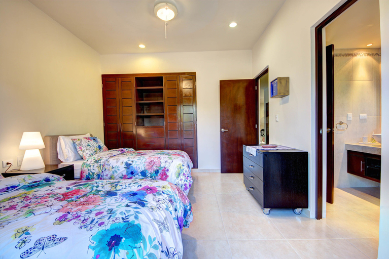 Bedroom 3, Garden Lili 3 bedroom sleeps 6, Cozumel