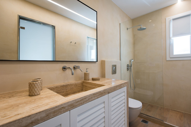 Bathroom 4, Levantes House Mykonos, South Aegean