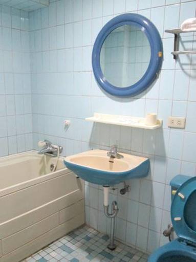 Bathroom 4, One Plus One Hotel, Taipei City