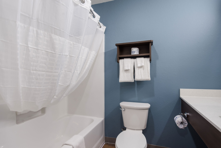 Bathroom 4, WoodSpring Suites Orlando I-4 & Convention Center, Orange