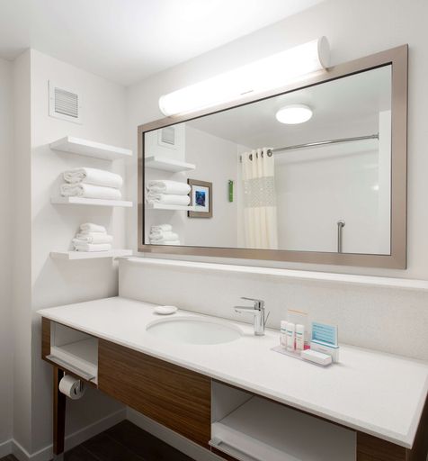 Bathroom 5, Hampton Inn by Hilton Troy, Pike