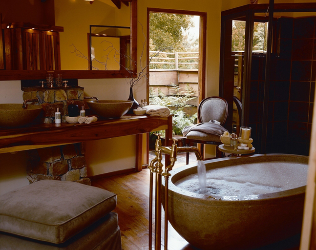 Bathroom 4, Tsala Treetop Lodge, Eden
