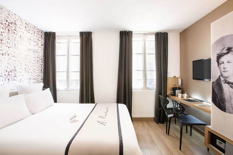 Bedroom 2, Hôtel Littéraire Arthur Rimbaud, BW Signature Collection, Paris