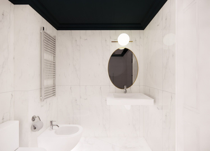 Bathroom 5, Hotel Mary, Napoli
