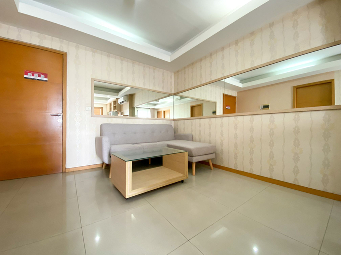 Bedroom 2, Comfort 2BR at 6th Floor Metropark Condominium Jababeka Apartment By Travelio, Cikarang