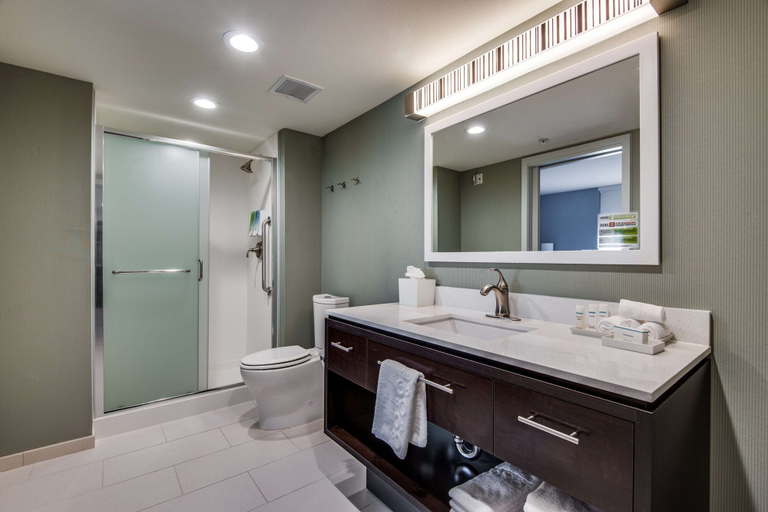 Bathroom 4, Home2 Suites by Hilton DFW Airport South/Irving, TX, Irving