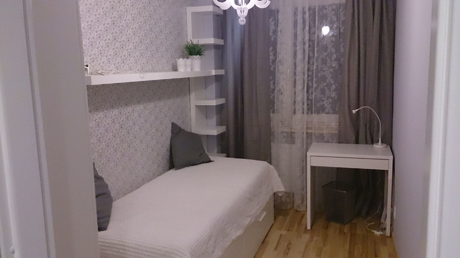 Bedroom, 1 bedroom City Center Apartment, Katowice City