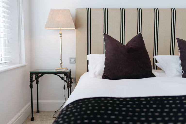 Bedroom 4, The Old Quay House Hotel, Cornwall