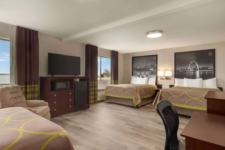 Bedroom 3, Super 8 by Wyndham Bethany MO, Harrison
