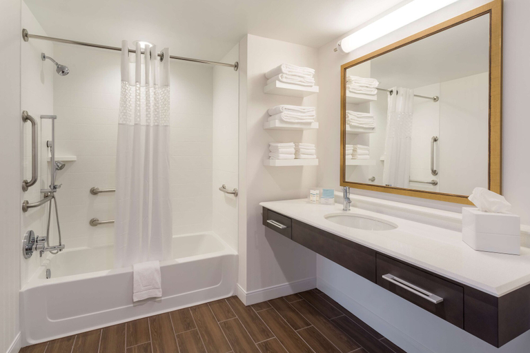 Bathroom 5, Hampton Inn & Suites Newport/Cincinnati, Campbell