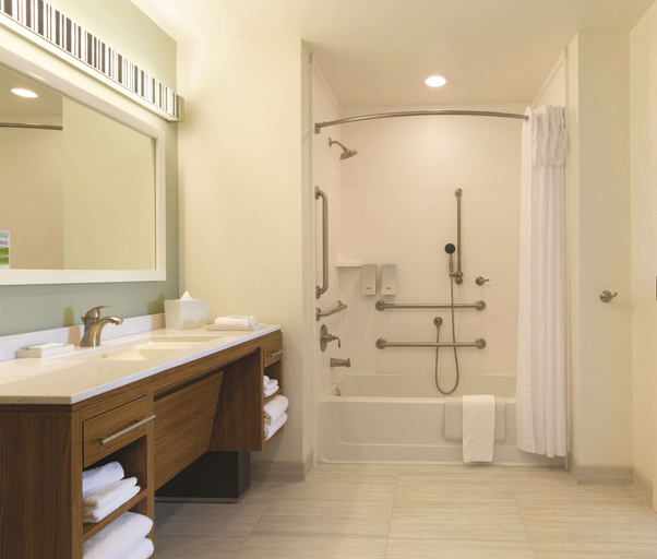 Bathroom 4, Home2 Suites by Hilton Bellingham Airport, Whatcom