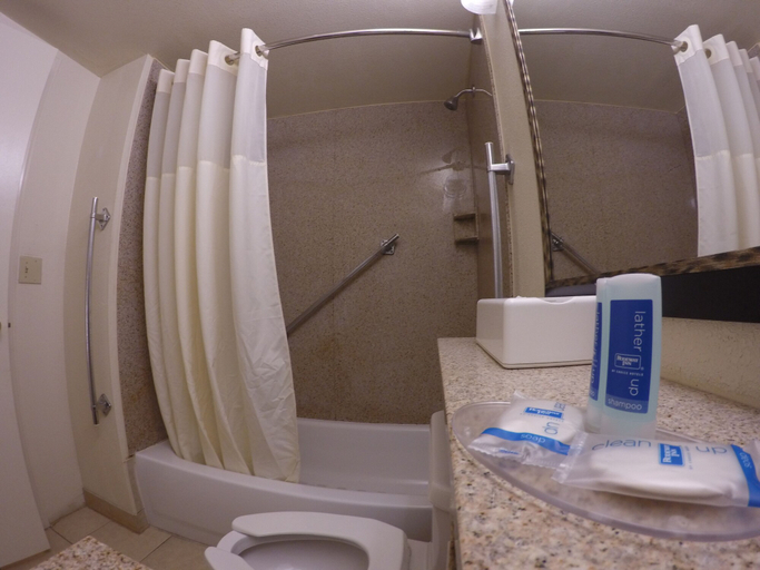 Bathroom 3, Rodeway Inn Point Pleasant Beach, Ocean