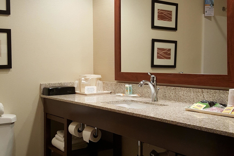 Bathroom, Quality Inn Cameron, De Kalb