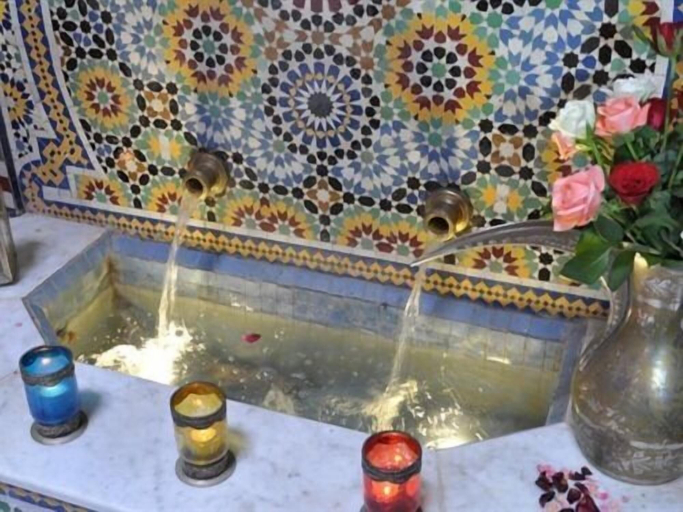 Bathroom 5, Riad Adarissa, Fès