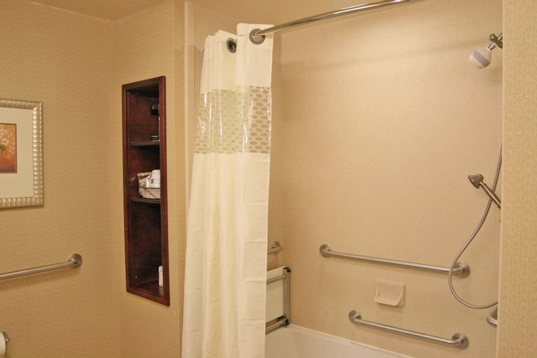 Bathroom 4, Hampton Inn & Suites Indianapolis-Airport, Indianapolis