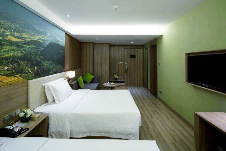 Bedroom 2, Atour Hotel Wuhou Temple Chengdu, Chengdu