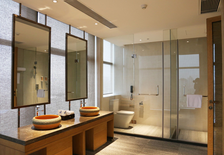 Bathroom 4, San Po Hotel (Pushang Branch), Fuzhou