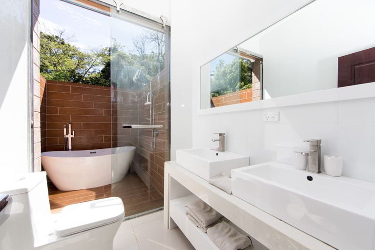 Bathroom 5, Kia Orana Villas and Spa, Rorotonga