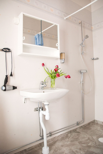 Bathroom 4, Lappeasuando Lodge, Kiruna