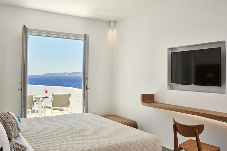 Bedroom 3, Manoulas Beach Mykonos Resort, South Aegean