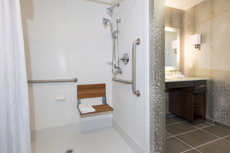 Bathroom 4, Homewood Suites by Hilton Cleveland/Sheffield, Lorain