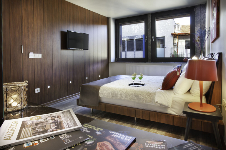 Bedroom 5, Duo Galata Hotel, Beyoğlu