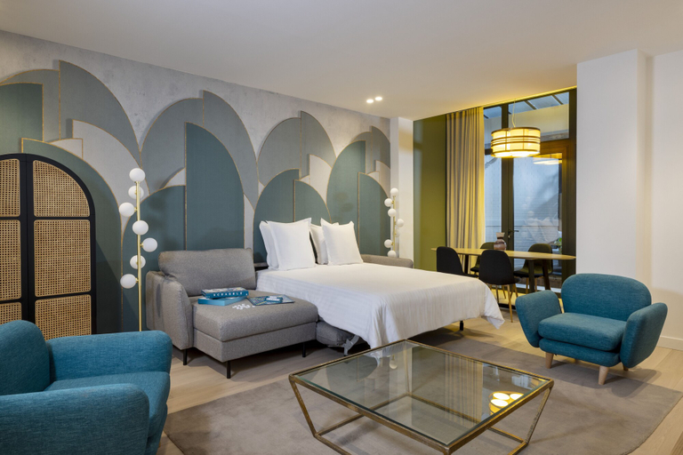 Bedroom 5, Yuna Blanche - Serviced Apartments, Paris