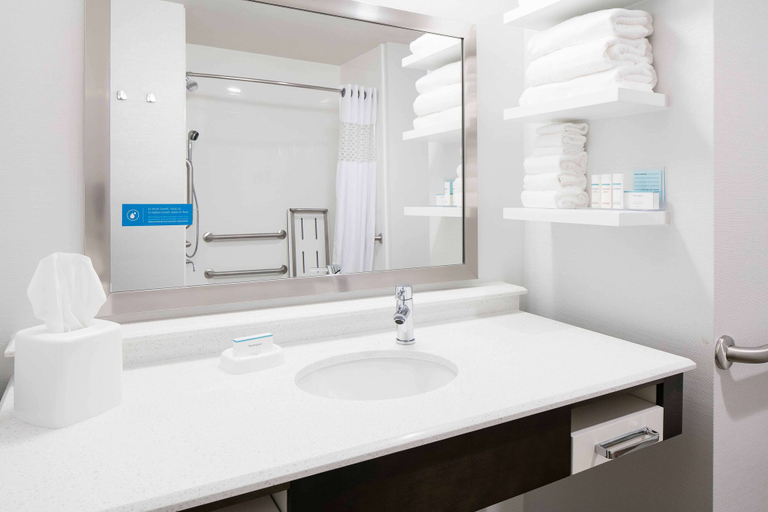 Bathroom 4, Hampton Inn & Suites Hudson, Saint Croix