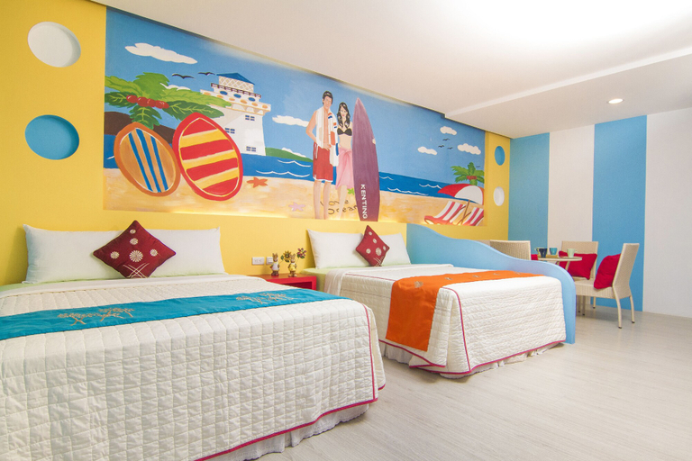 Bedroom 3, Ocean Star B&B, Pingtung