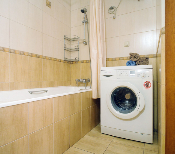Bathroom 2, Apartment Nice Smolenskaya, Central