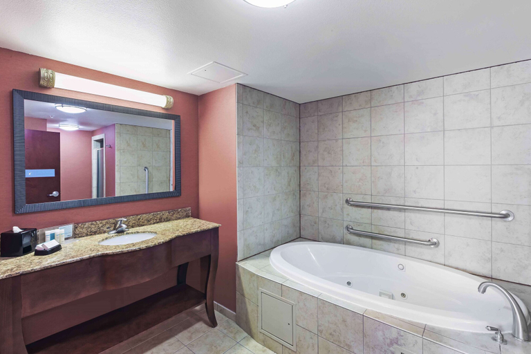 Bathroom 4, Hampton Inn & Suites Morgan City, Saint Mary