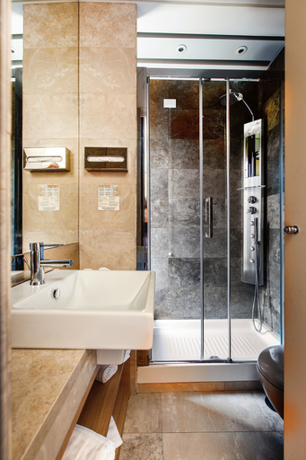 Bathroom 4, Hotel Smeraldo, Rome