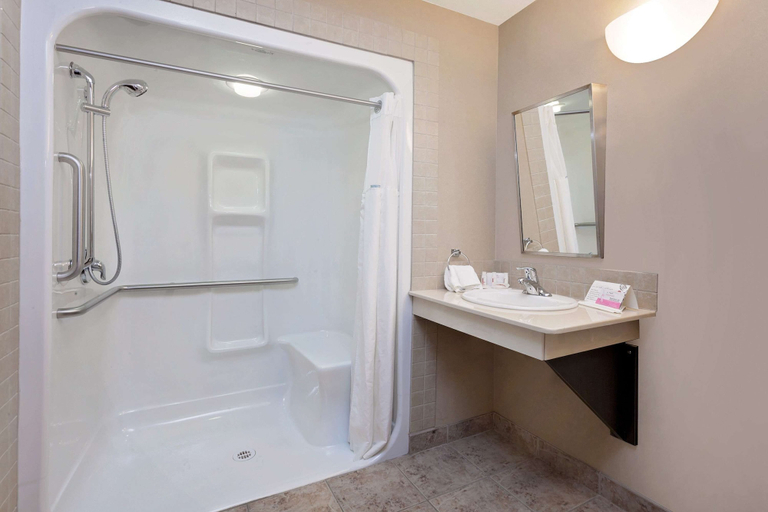 Bathroom 4, Ramada by Wyndham Stettler, Division No. 7