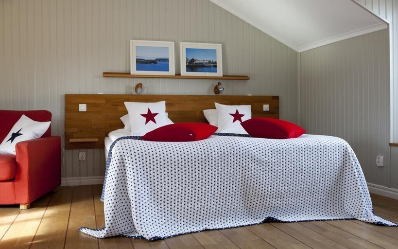 Bedroom 3, Idas Brygga Skepparehus, Karlsborg