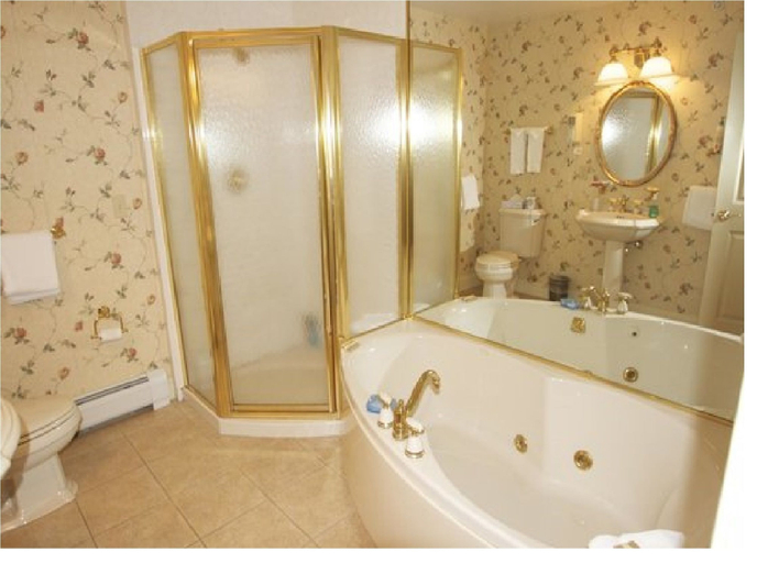 Bathroom 4, Christmas Farm Inn and Spa, Carroll