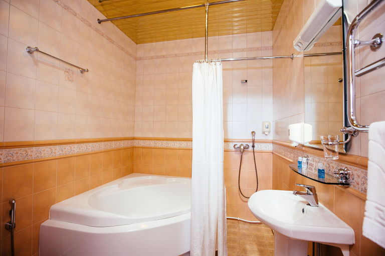 Bathroom 3, Hotel Club Prionezhskiy, Prionezhskiy rayon