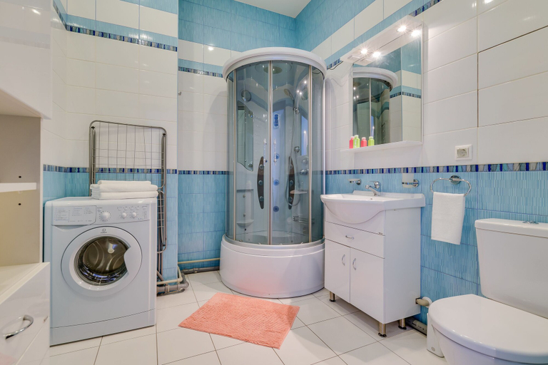 Bathroom 4, Welcome Home Apartments Rubinshteyna 9, Sankt-Peterburg gorsovet