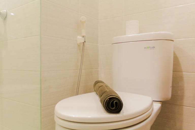 Bathroom 5, Wonderful Studio at Kemang Village Apartment By Travelio, South Jakarta