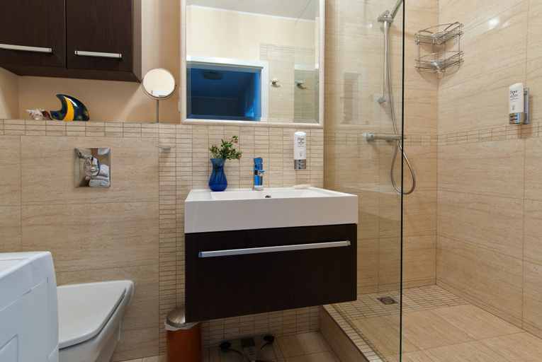 Bathroom, Apartament Nadmorski Gdansk, Gdańsk City