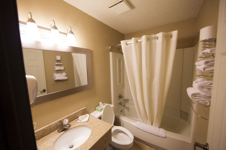 Bathroom 4, Super 8 by Wyndham Dubuque, Dubuque