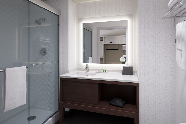 Bathroom 4, Holiday Inn Express & Suites MIDLAND SOUTH I-20, Midland
