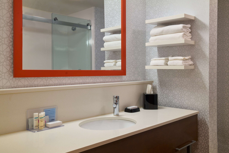 Bathroom 4, Hampton Inn & Suites Providence/Smithfield, Providence