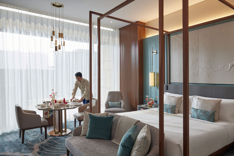 Bedroom 3, Mandarin Oriental Wangfujing, Beijing, Beijing