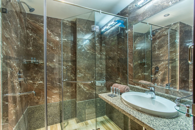 Bathroom 4, Hotel Abika Elite, Ujjain