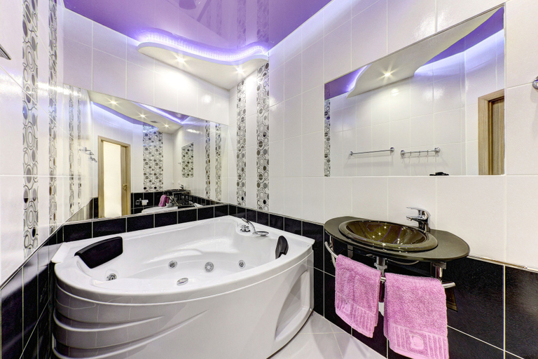 Bathroom 3, InnHome Apartments - Bratiev Kashirinykh, Chelyabinsk gorsovet