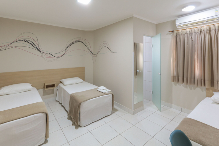 Bedroom 3, Hotel Copacabana, Piracicaba