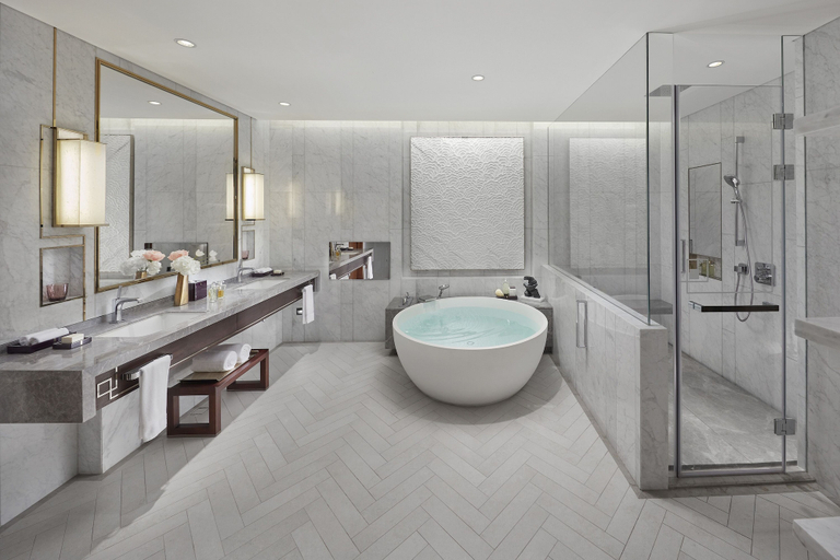 Bathroom 5, Mandarin Oriental Wangfujing, Beijing, Beijing