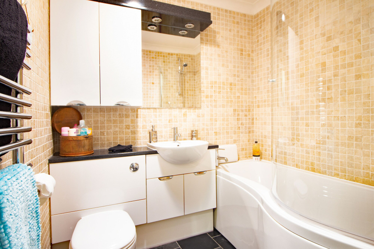 Bathroom 2, Old Lodge Apartment, Devon