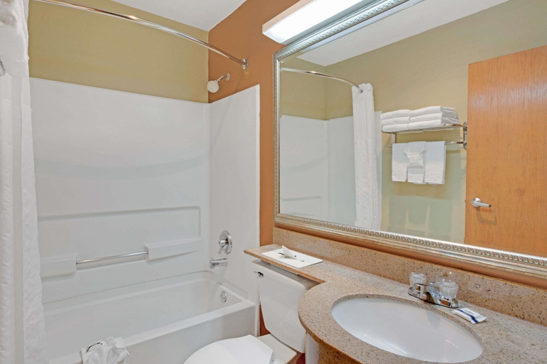 Bathroom 4, Microtel Inn by Wyndham Charlotte/University Place, Mecklenburg