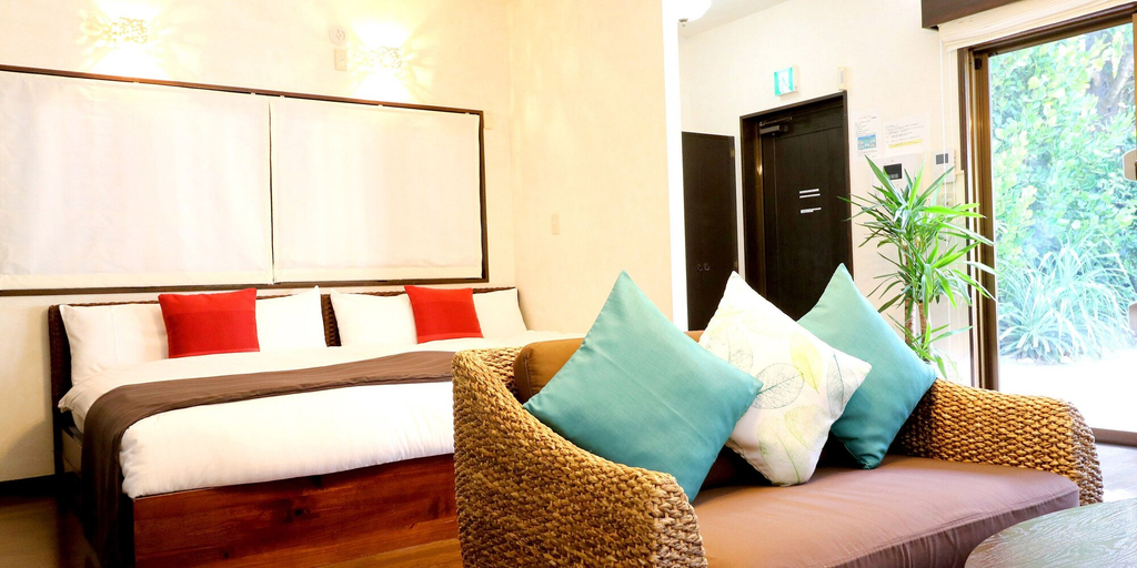 Bedroom, Fukugi Terrace, Motobu
